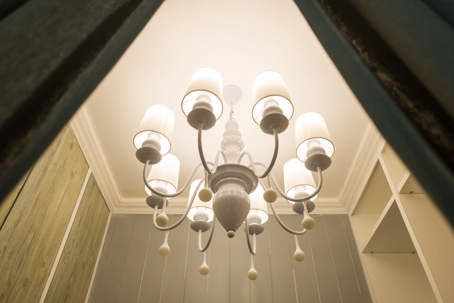 219023591_m (1) white metal chandrlier decorating in the room<br />